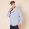 imageAmazon Essentials Mens RegularFit LongSleeve Casual Poplin ShirtBlue Checks