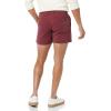 imageAmazon Essentials Mens SlimFit 5quot FlatFront Comfort Stretch Chino Short Previously GoodthreadsBurgundy