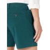 imageAmazon Essentials Mens SlimFit 5quot FlatFront Comfort Stretch Chino Short Previously GoodthreadsForest Green