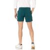 imageAmazon Essentials Mens SlimFit 5quot FlatFront Comfort Stretch Chino Short Previously GoodthreadsForest Green