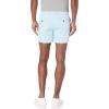 imageAmazon Essentials Mens SlimFit 5quot FlatFront Comfort Stretch Chino Short Previously GoodthreadsLight Blue