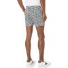 imageAmazon Essentials Mens SlimFit 5quot FlatFront Comfort Stretch Chino Short Previously GoodthreadsNavy White Floral