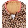 imageAmazon Essentials Girls and Toddlers Lightweight WaterResistant Packable Hooded Puffer JacketCamel Cheetah Print