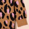 imageAmazon Essentials Girls and Toddlers Raglan Sweater DressCamel Leopard