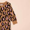 imageAmazon Essentials Girls and Toddlers Raglan Sweater DressCamel Leopard
