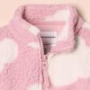 imageAmazon Essentials Girls and Toddlers Sherpa Fleece FullZip JacketPink Clouds