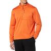 imageAmazon Essentials Mens Performance Ski Midlayer QuarterZipOrange
