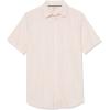 imageAmazon Essentials Mens SlimFit ShortSleeve Poplin ShirtPink Double Stripe