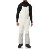 imageAmazon Essentials Mens WaterResistant Insulated Snow Bib OverallGrey Ivory Color Block