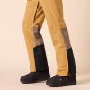 imageAmazon Essentials Mens Waterproof Insulated Ski PantBlack Gold Color Block