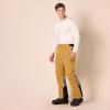 imageAmazon Essentials Mens Waterproof Insulated Ski PantBlack Gold Color Block