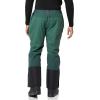 imageAmazon Essentials Mens Waterproof Insulated Ski PantBlack Spruce Green Color Block