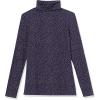 imageAmazon Essentials Womens LongSleeve Turtleneck Available in Plus SizeCamel Navy Dots