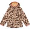 imageAmazon Essentials Girls and Toddlers Lightweight WaterResistant Packable Hooded Puffer JacketCamel Cheetah Print