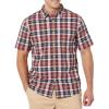Navy Red White Plaid