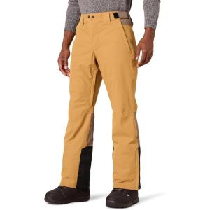 imageAmazon Essentials Mens Waterproof Insulated Ski PantBlack Gold Color Block