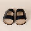 imageAmazon Essentials Mens Adjustable Faux Cork Slide SandalsBlack