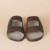 imageAmazon Essentials Mens Adjustable Faux Cork Slide SandalsBrown
