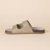 imageAmazon Essentials Mens Adjustable Faux Cork Slide SandalsTan