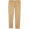 imageAmazon Essentials Mens AthleticFit Pants 5Pocket Stretch Twill Work Big ampamp TallDark Khaki Brown