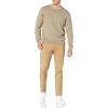imageAmazon Essentials Mens AthleticFit Pants 5Pocket Stretch Twill Work Big ampamp TallDark Khaki Brown