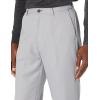 imageAmazon Essentials Mens ClassicFit ExpandableWaist FlatFront Dress PantLight Grey