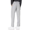 imageAmazon Essentials Mens ClassicFit ExpandableWaist FlatFront Dress PantLight Grey