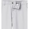 imageAmazon Essentials Mens ClassicFit ExpandableWaist FlatFront Dress PantLight Grey