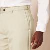 imageAmazon Essentials Mens ClassicFit ExpandableWaist FlatFront Dress PantStone