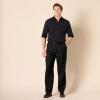 imageAmazon Essentials Mens ClassicFit ExpandableWaist Pleated Dress PantBlack