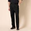 imageAmazon Essentials Mens ClassicFit ExpandableWaist Pleated Dress PantBlack