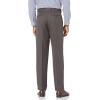 imageAmazon Essentials Mens ClassicFit ExpandableWaist Pleated Dress PantDark Grey
