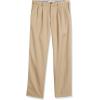 imageAmazon Essentials Mens ClassicFit ExpandableWaist Pleated Dress PantKhaki Brown