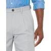 imageAmazon Essentials Mens ClassicFit ExpandableWaist Pleated Dress PantLight Grey