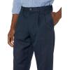 imageAmazon Essentials Mens ClassicFit ExpandableWaist Pleated Dress PantNavy