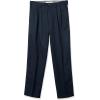 imageAmazon Essentials Mens ClassicFit ExpandableWaist Pleated Dress PantNavy