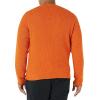 imageAmazon Essentials Mens LongSleeve Soft Touch Waffle Stitch Crewneck SweaterOrange