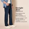 imageAmazon Essentials Mens StraightFit Stretch JeanDark Indigo Tie Dye