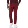 imageAmazon Essentials Mens AthleticFit Pants 5Pocket Stretch Twill Work Big ampamp TallBurgundy