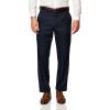 imageAmazon Essentials Mens ClassicFit ExpandableWaist FlatFront Dress PantNavy