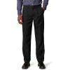 imageAmazon Essentials Mens ClassicFit ExpandableWaist Pleated Dress PantBlack