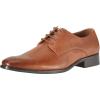 imageAmazon Essentials Mens Derby ShoeBlack Dark Caramel Faux Leather