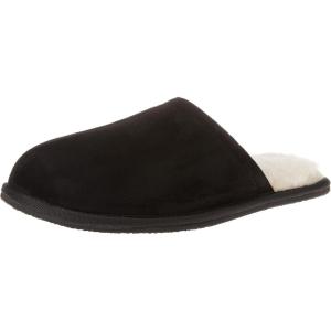 imageAmazon Essentials Mens Cozy SlipperBlack Microsuede