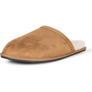 imageAmazon Essentials Mens Cozy SlipperChestnut Brown Microsuede