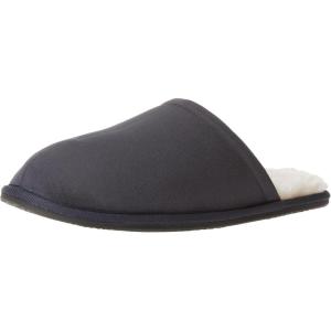 imageAmazon Essentials Mens Cozy SlipperNavy Microsuede