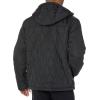 imageAmazon Essentials Mens Anorak Hooded QuarterZip Puffer CoatBlack