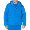 imageAmazon Essentials Mens Anorak Hooded QuarterZip Puffer CoatBright Blue