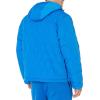 imageAmazon Essentials Mens Anorak Hooded QuarterZip Puffer CoatBright Blue