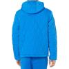 imageAmazon Essentials Mens Anorak Hooded QuarterZip Puffer CoatBright Blue