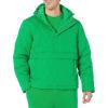 imageAmazon Essentials Mens Anorak Hooded QuarterZip Puffer CoatGreen